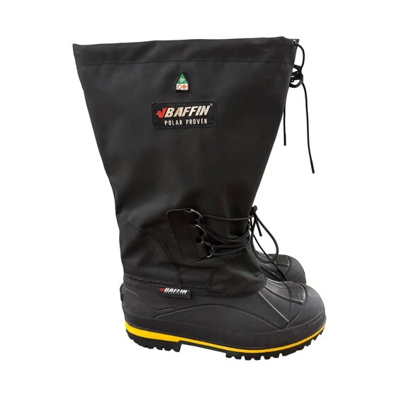Baffin Polar Proven Mens Insulated Work Boots Size 10 Black Waterproof Durable - Picture 1 of 11